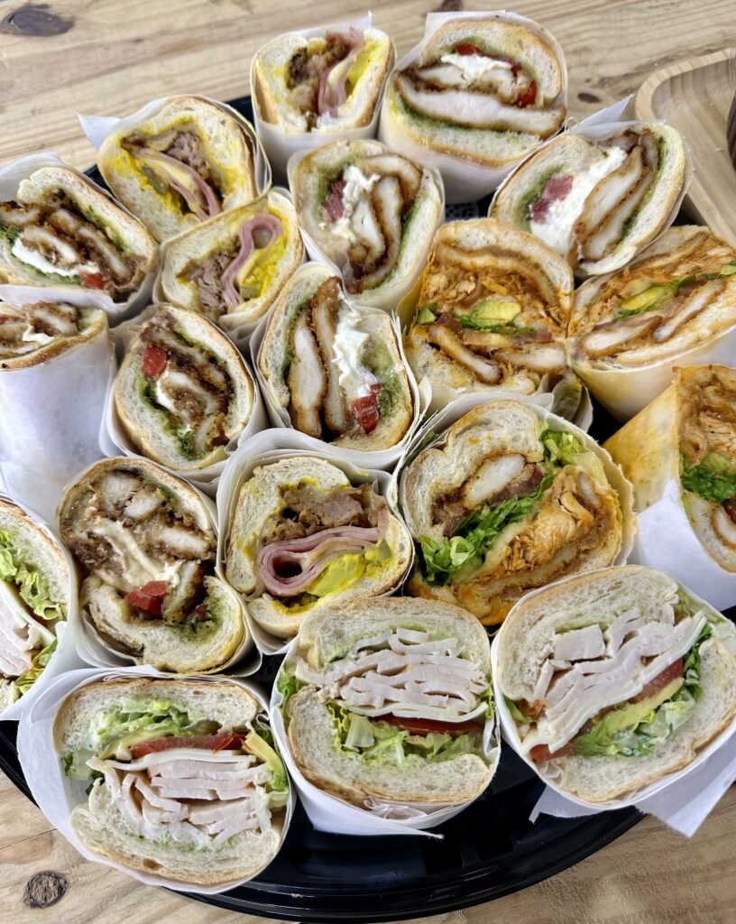 Assorted Sandwiches and Wraps